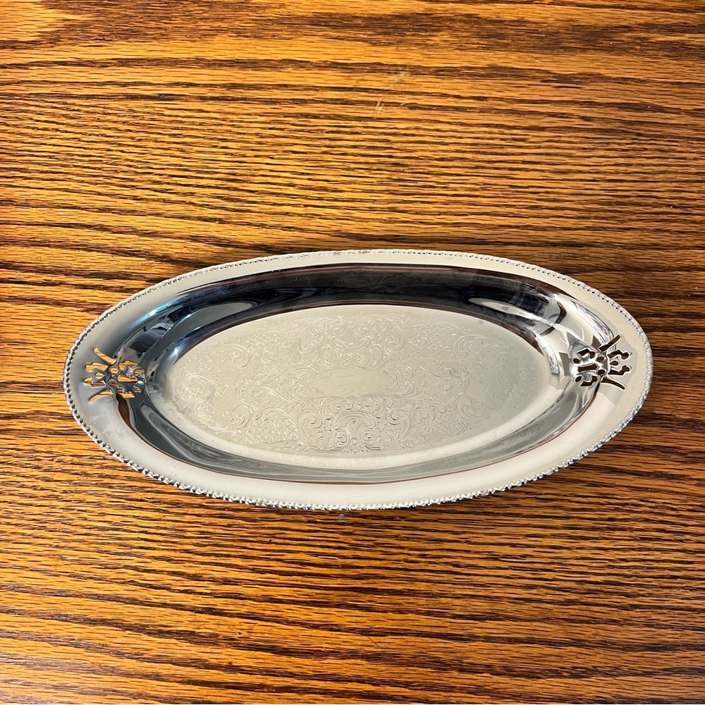 Farber Bros silver (plated) tray. Beautiful home decor